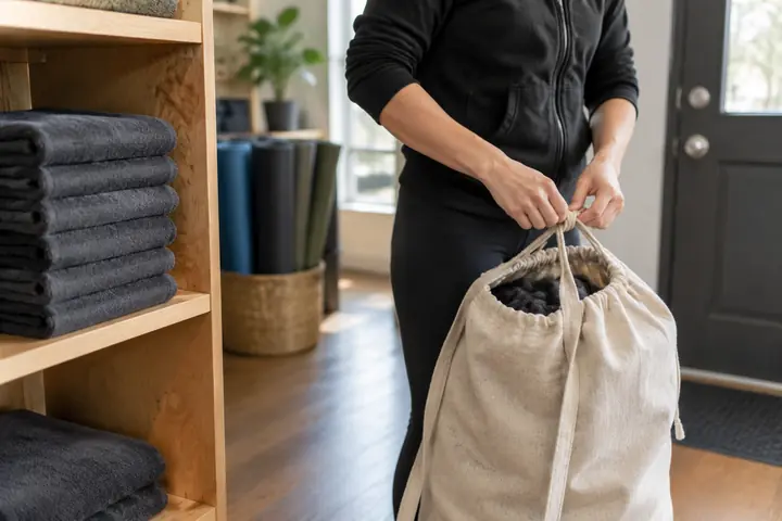 Recurring commercial laundry route