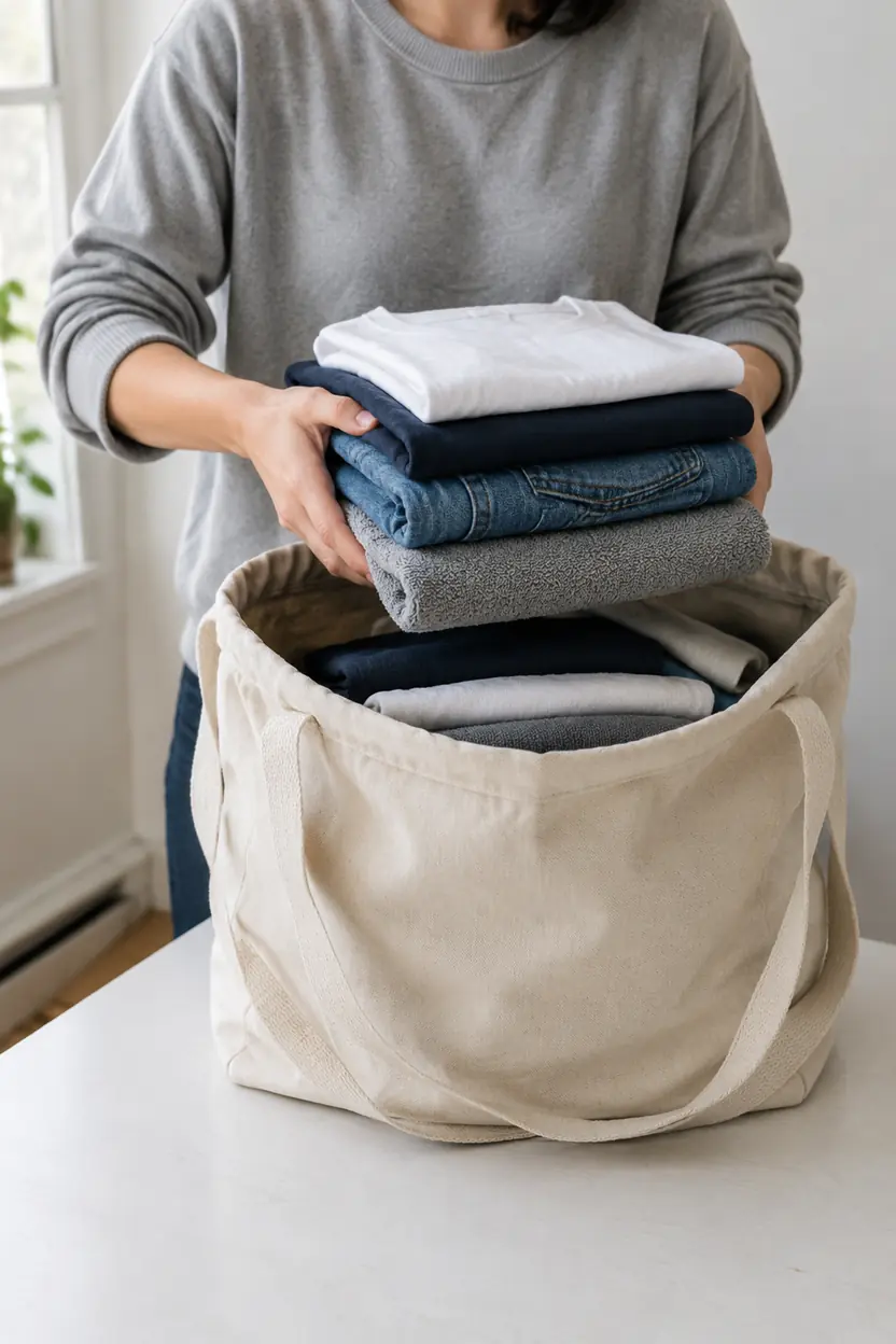 A neat stack of folded clean white towels.